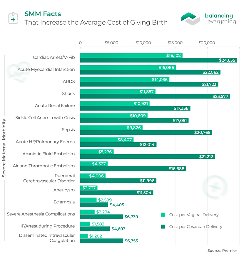 SMM Facts That Increase the Average Cost of Giving Birth